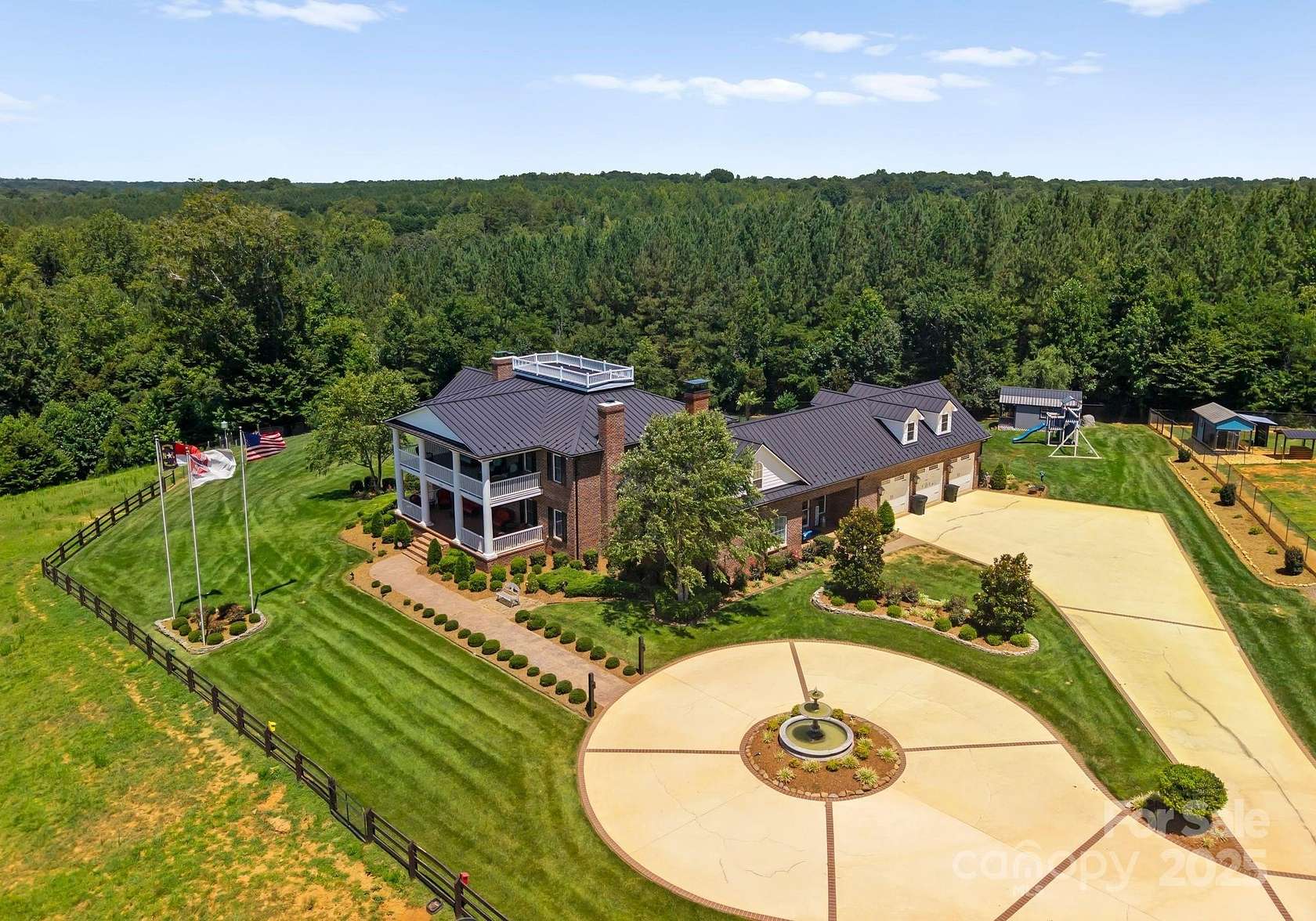 29.6 Acres of Agricultural Land with Home for Sale in Iron Station, North Carolina