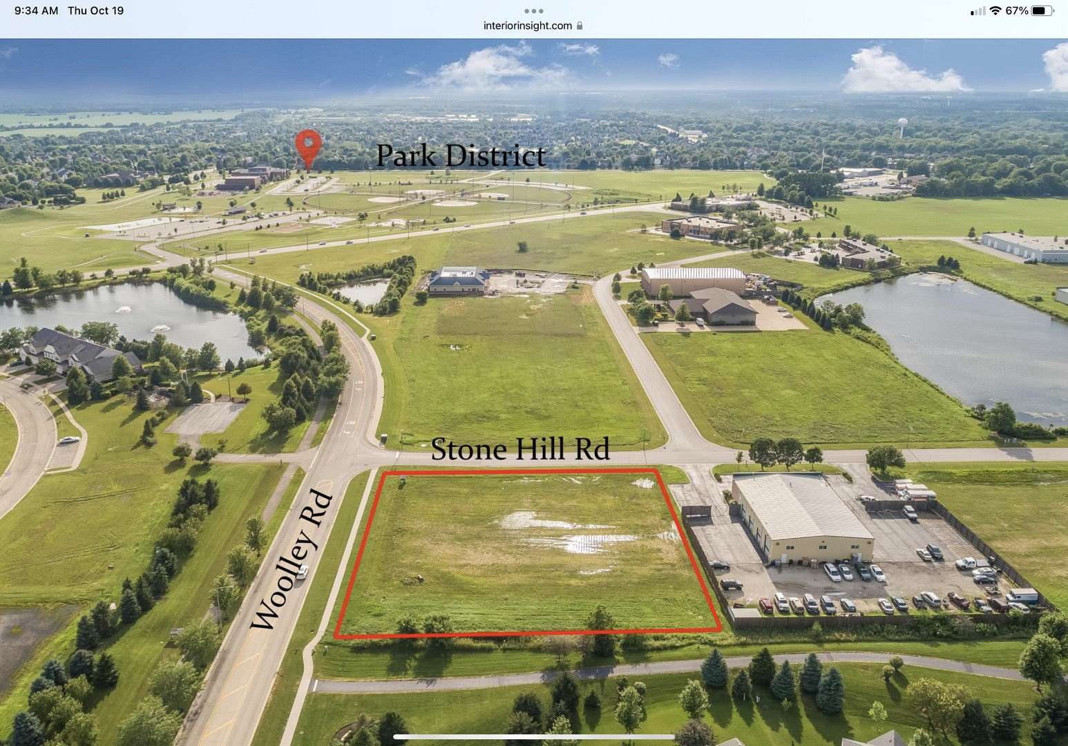 1.39 Acres of Commercial Land for Sale in Oswego, Illinois