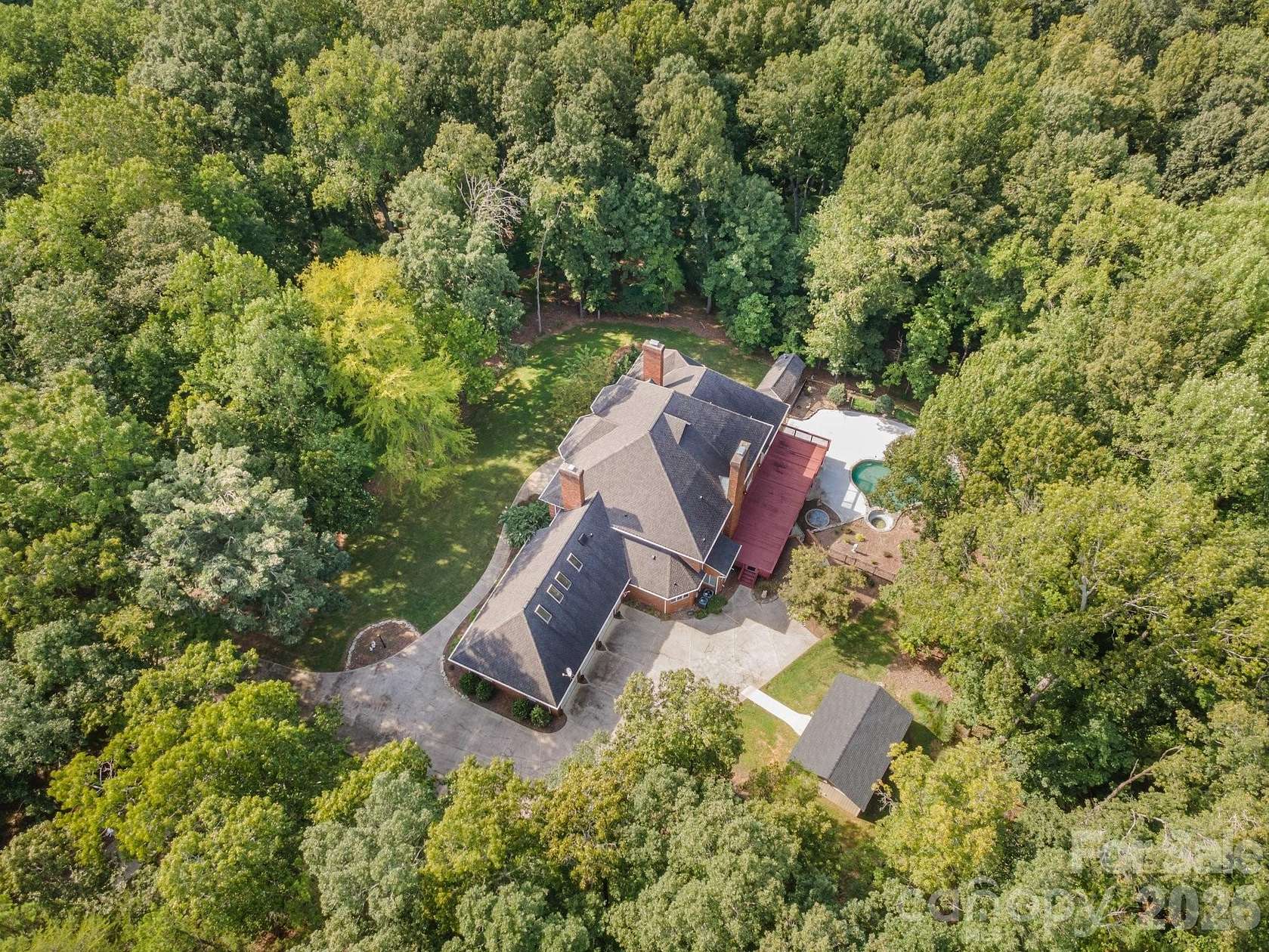 5.7 Acres of Land with Home for Sale in Concord, North Carolina