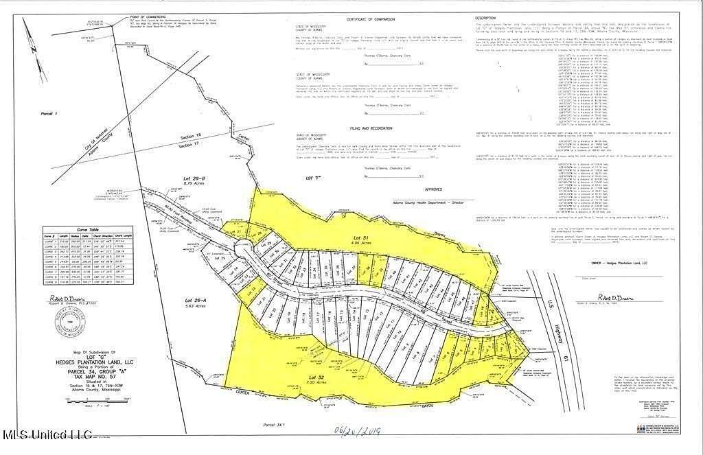 7 Acres of Land for Sale in Natchez, Mississippi