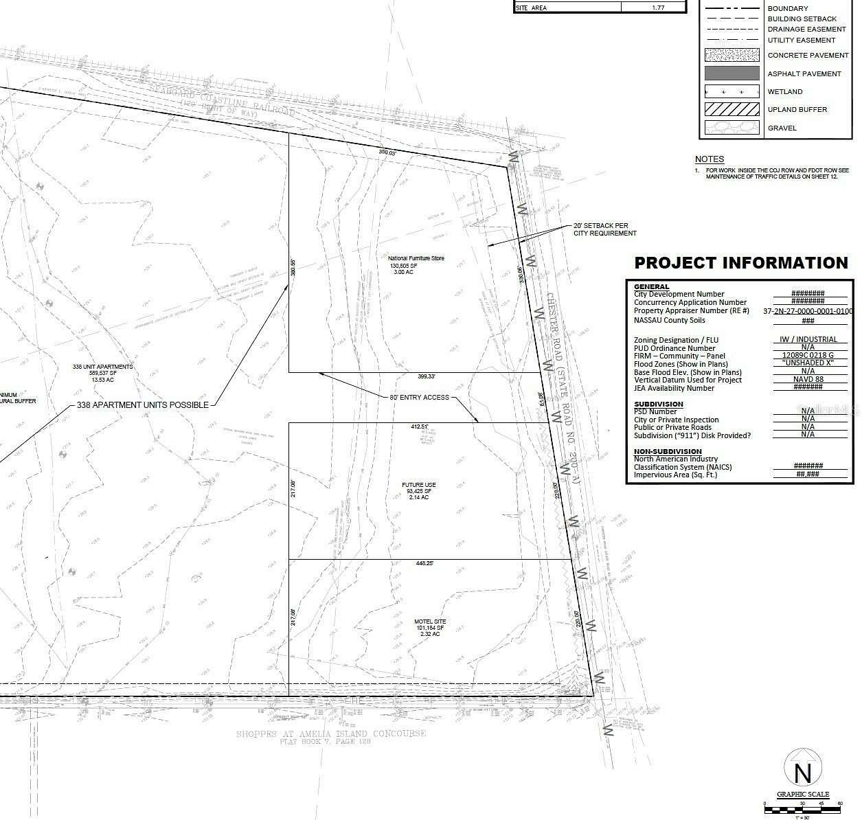 24.8 Acres of Mixed-Use Land for Sale in Yulee, Florida
