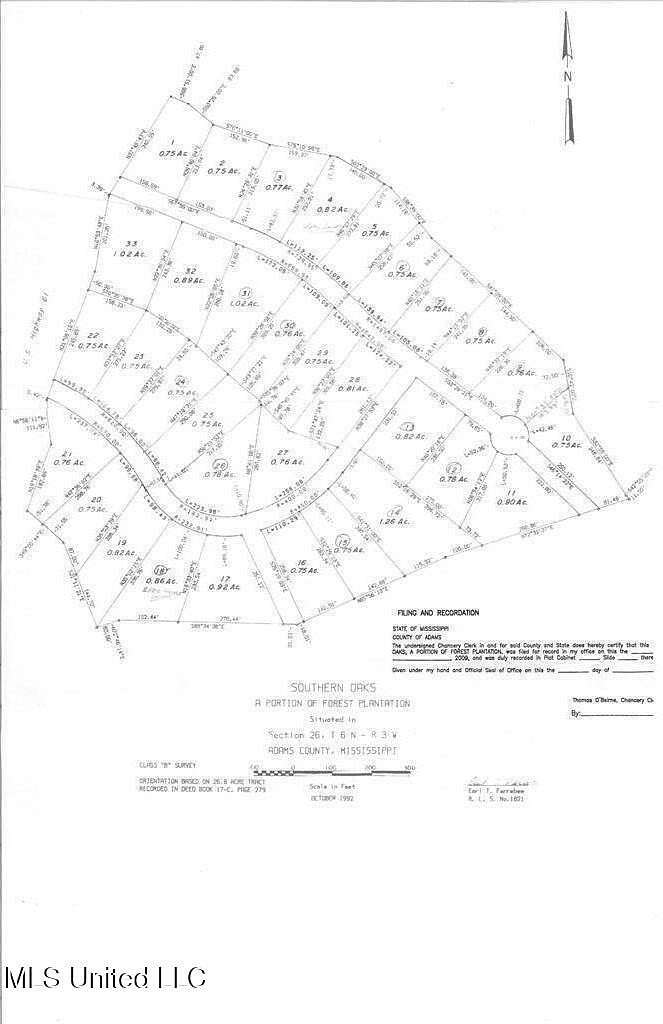 0.76 Acres of Residential Land for Sale in Natchez, Mississippi