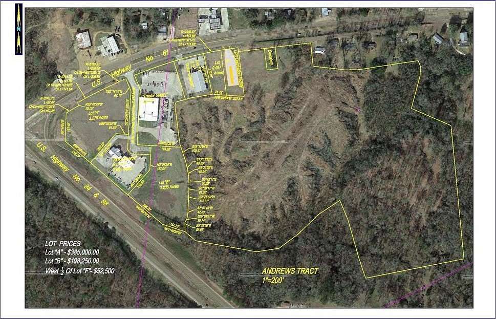 0.65 Acres of Commercial Land for Sale in Natchez, Mississippi