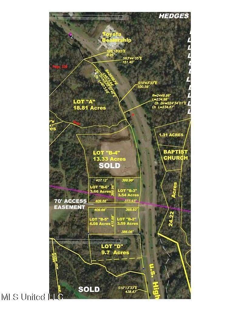 1.73 Acres of Commercial Land for Sale in Natchez, Mississippi