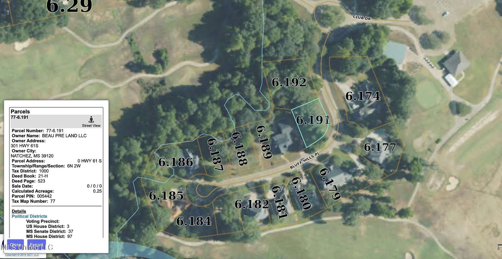 0.25 Acres of Residential Land for Sale in Natchez, Mississippi