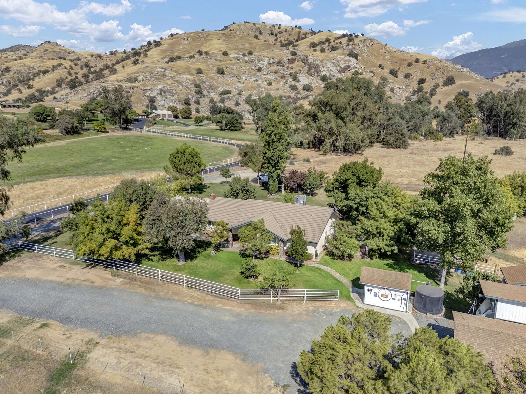 7 Acres of Land with Home for Sale in Springville, California