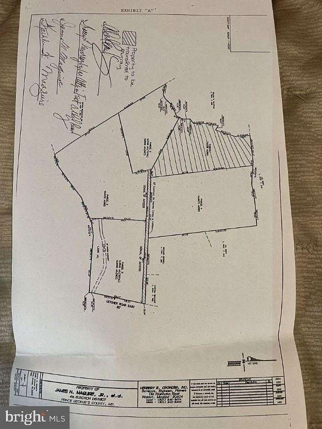 7.26 Acres of Residential Land for Sale in Brandywine, Maryland