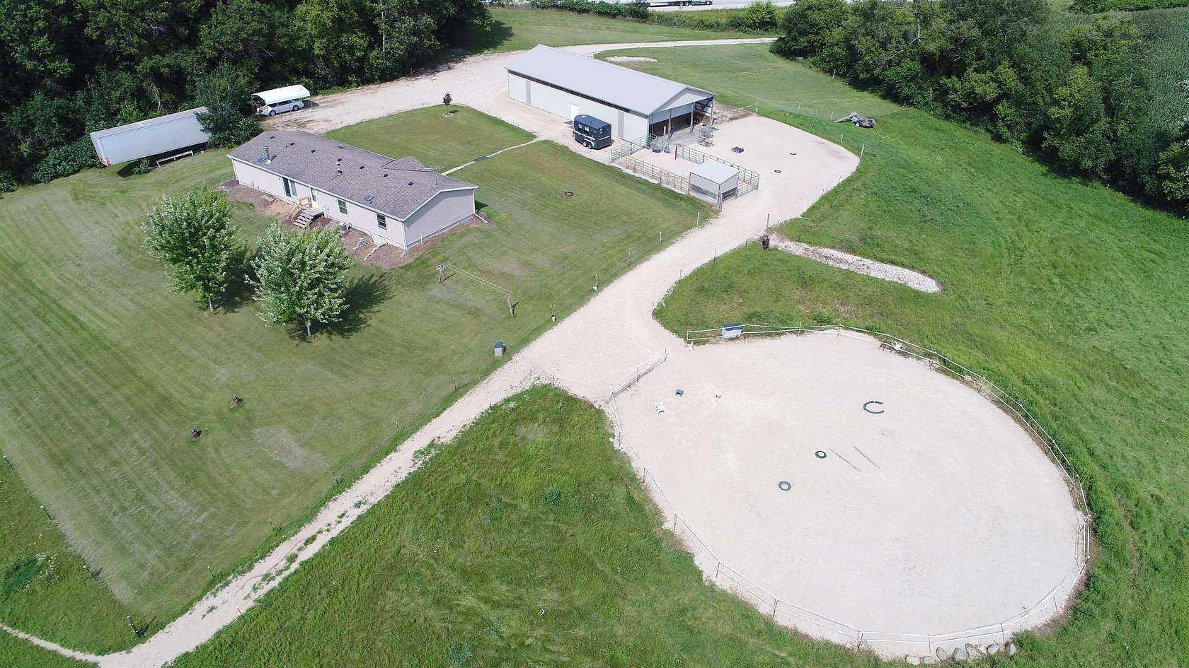 26.8 Acres of Land with Home for Sale in Cottage Grove, Wisconsin