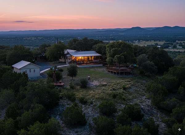 10 Acres of Land with Home for Sale in Medina, Texas