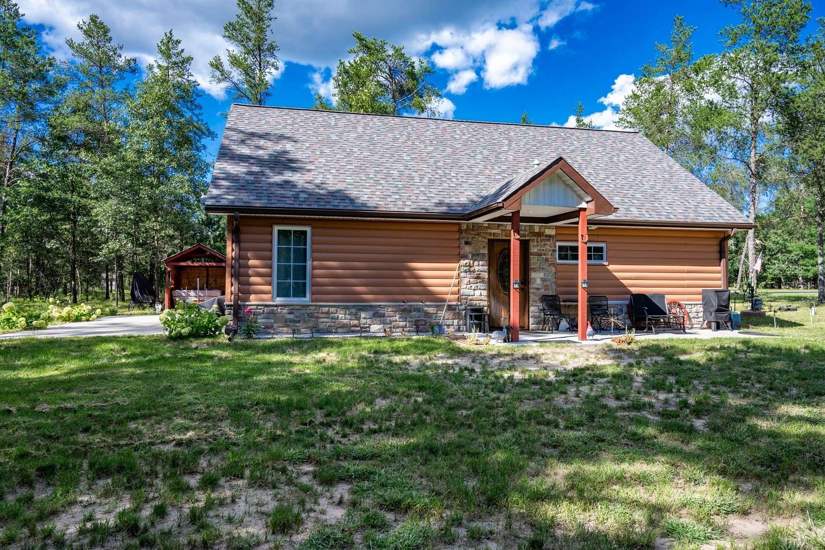 5 Acres of Residential Land with Home for Sale in New Lisbon, Wisconsin