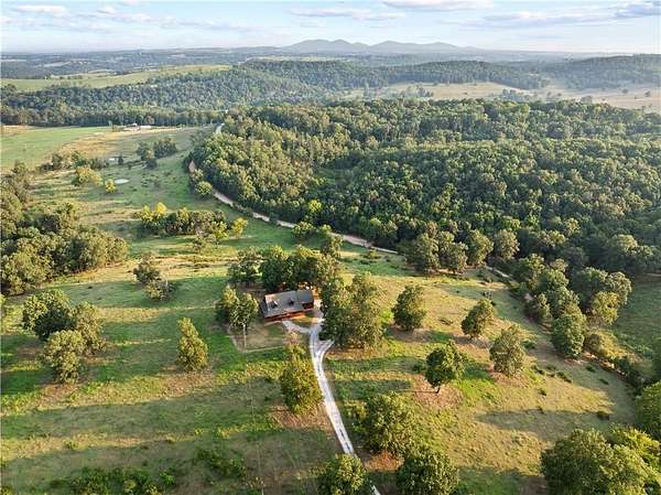 28.5 Acres of Land with Home for Sale in Harrison, Arkansas