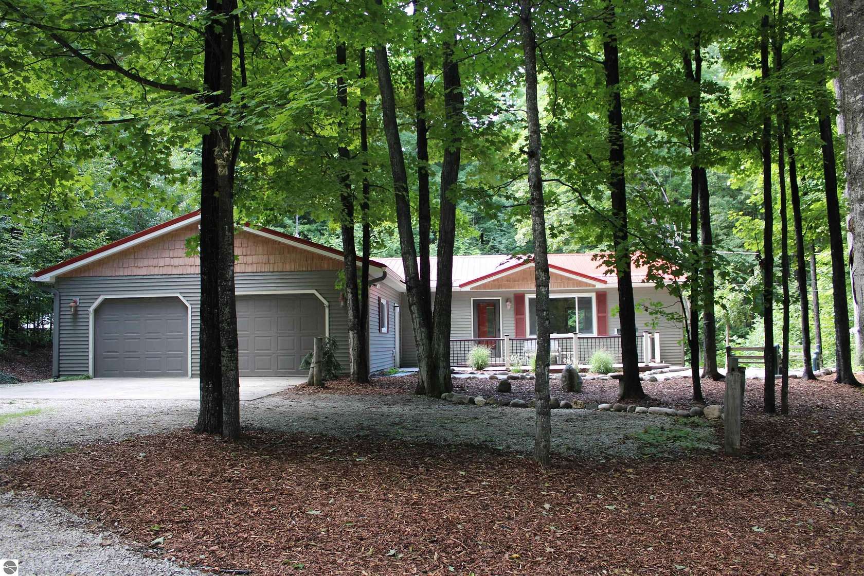 20 Acres of Recreational Land with Home for Sale in Bellaire, Michigan