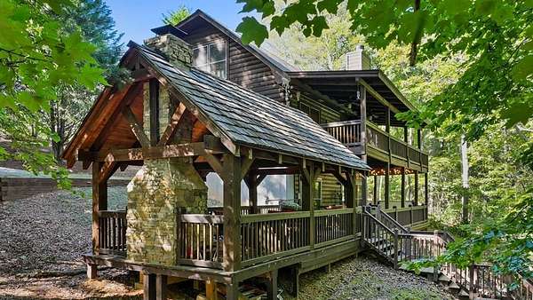 3 Acres of Residential Land with Home for Sale in Morganton, Georgia