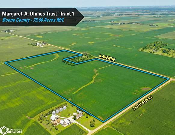 236 Acres of Agricultural Land for Auction in Woodward, Iowa