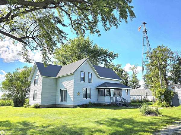 2 Acres of Residential Land with Home for Sale in Rockford, Iowa