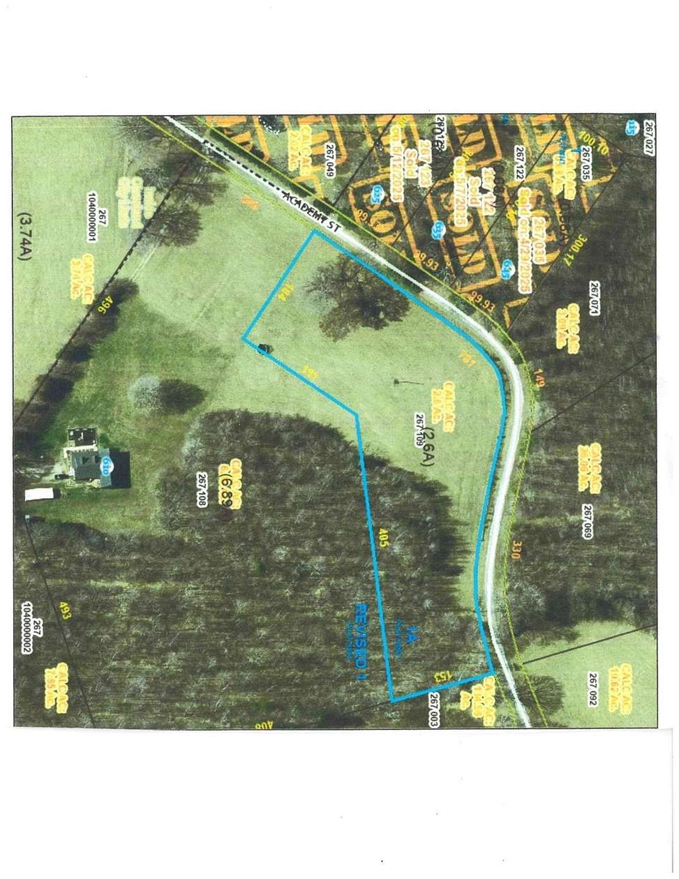2.6 Acres of Land for Sale in Cleveland, North Carolina