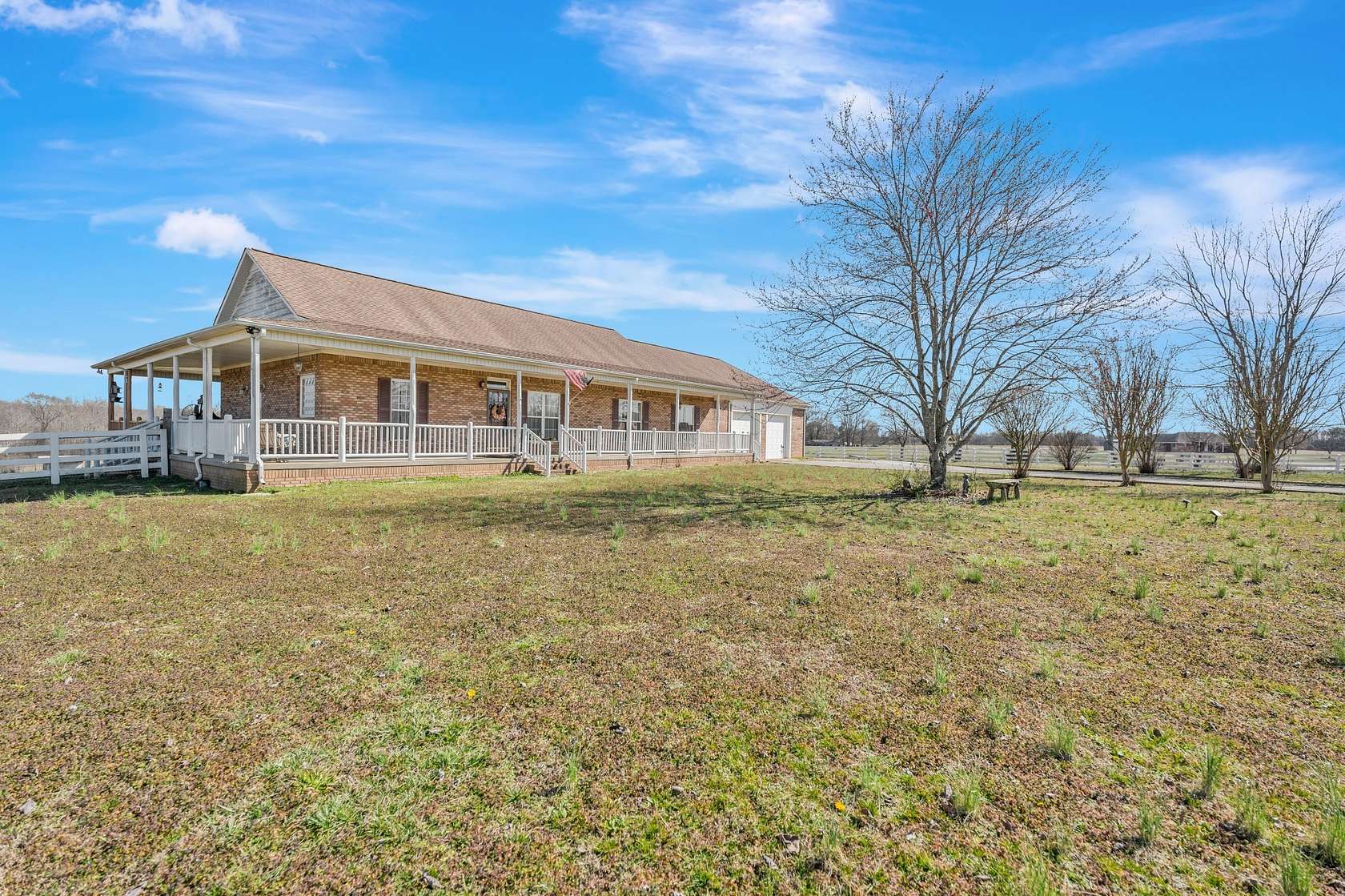 24 Acres of Agricultural Land with Home for Sale in Lawrenceburg, Tennessee