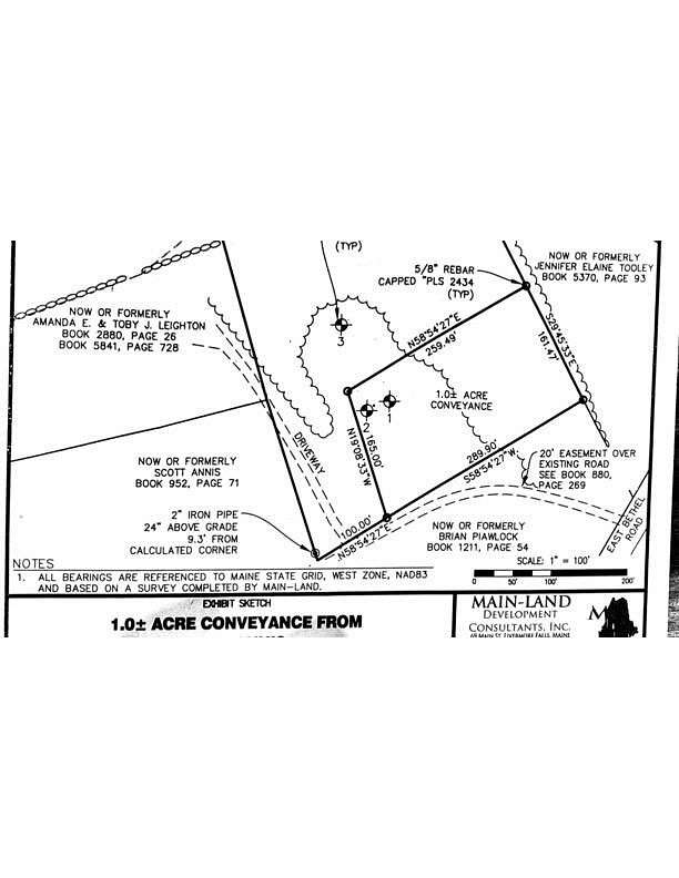 1 Acre of Land for Sale in Bethel, Maine