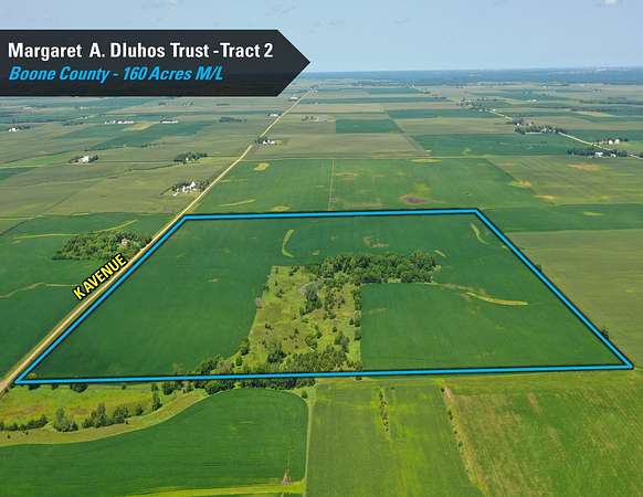 160 Acres of Recreational Land & Farm for Auction in Woodward, Iowa