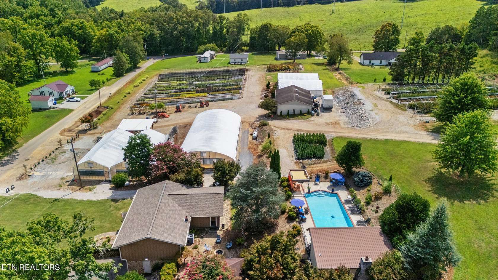 16.2 Acres of Land with Home for Sale in Mascot, Tennessee