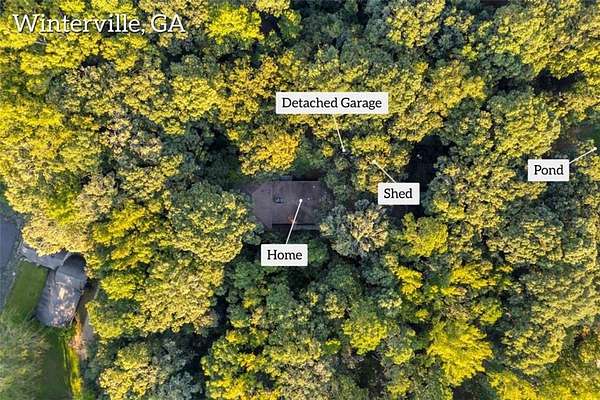 4.73 Acres of Residential Land with Home for Sale in Winterville, Georgia