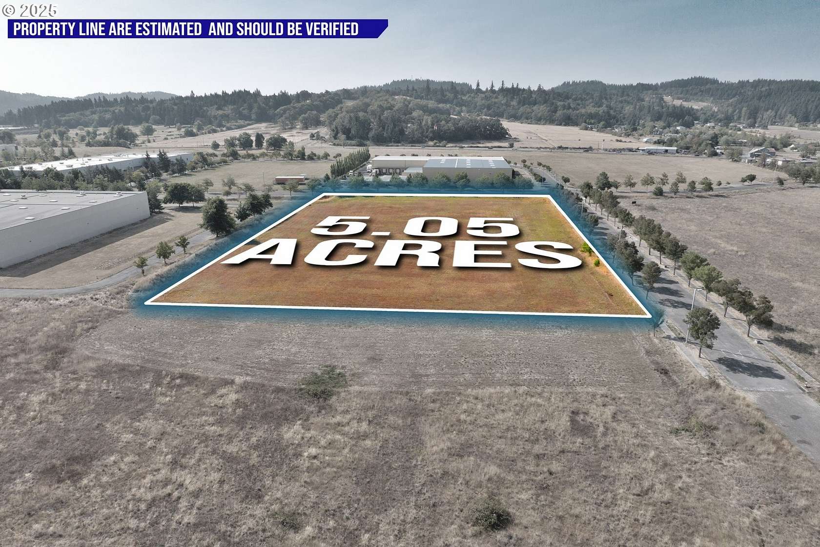 5 Acres of Commercial Land for Sale in Eugene, Oregon