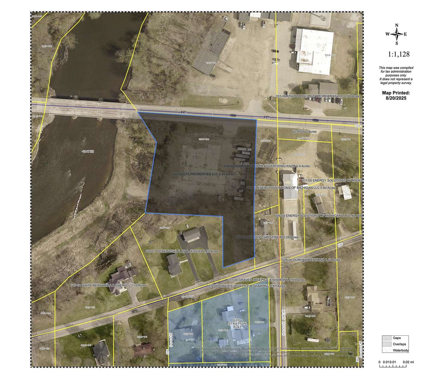 2.34 Acres of Commercial Land for Sale in Otsego, Michigan