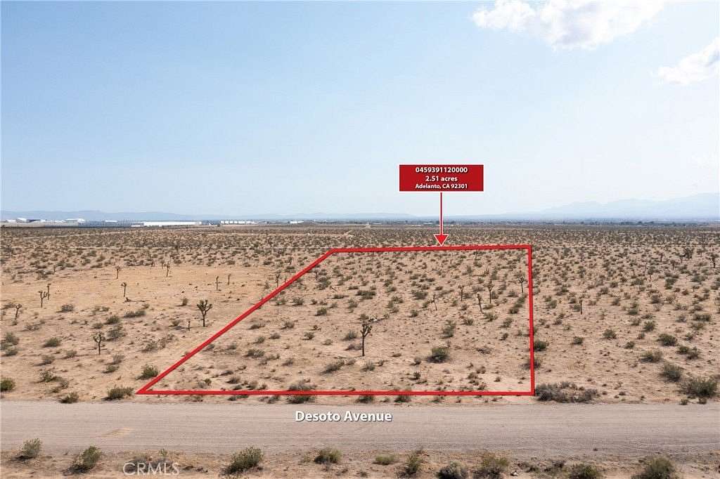 2.52 Acres of Land for Sale in Adelanto, California