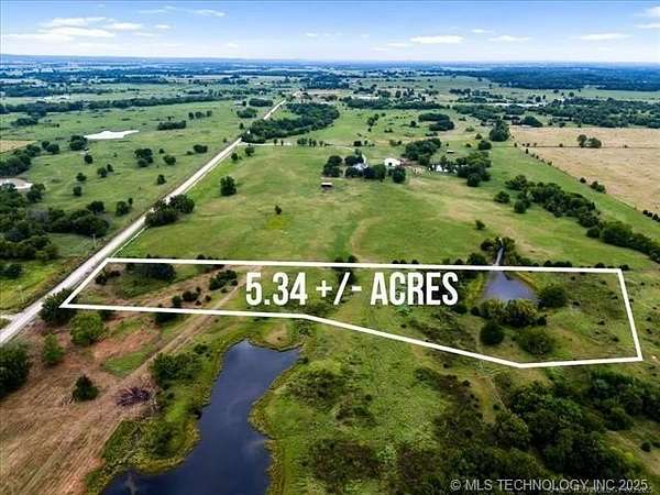 5.34 Acres of Residential Land for Sale in Beggs, Oklahoma