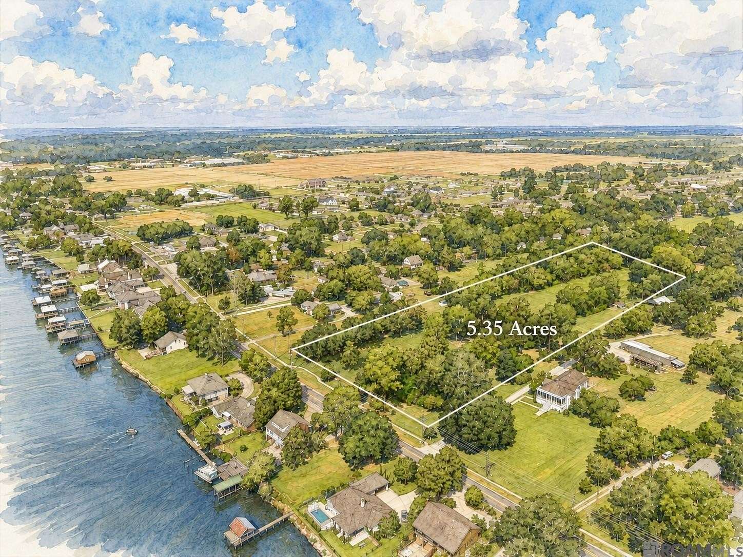 5.35 Acres of Residential Land for Sale in New Roads, Louisiana