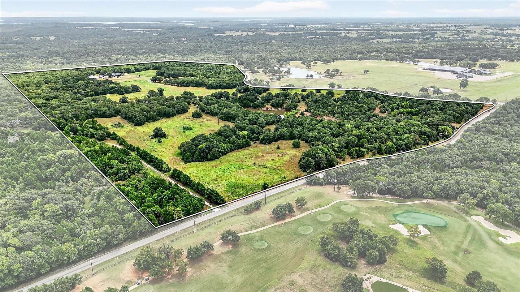 92 Acres of Land with Home for Sale in Gordonville, Texas
