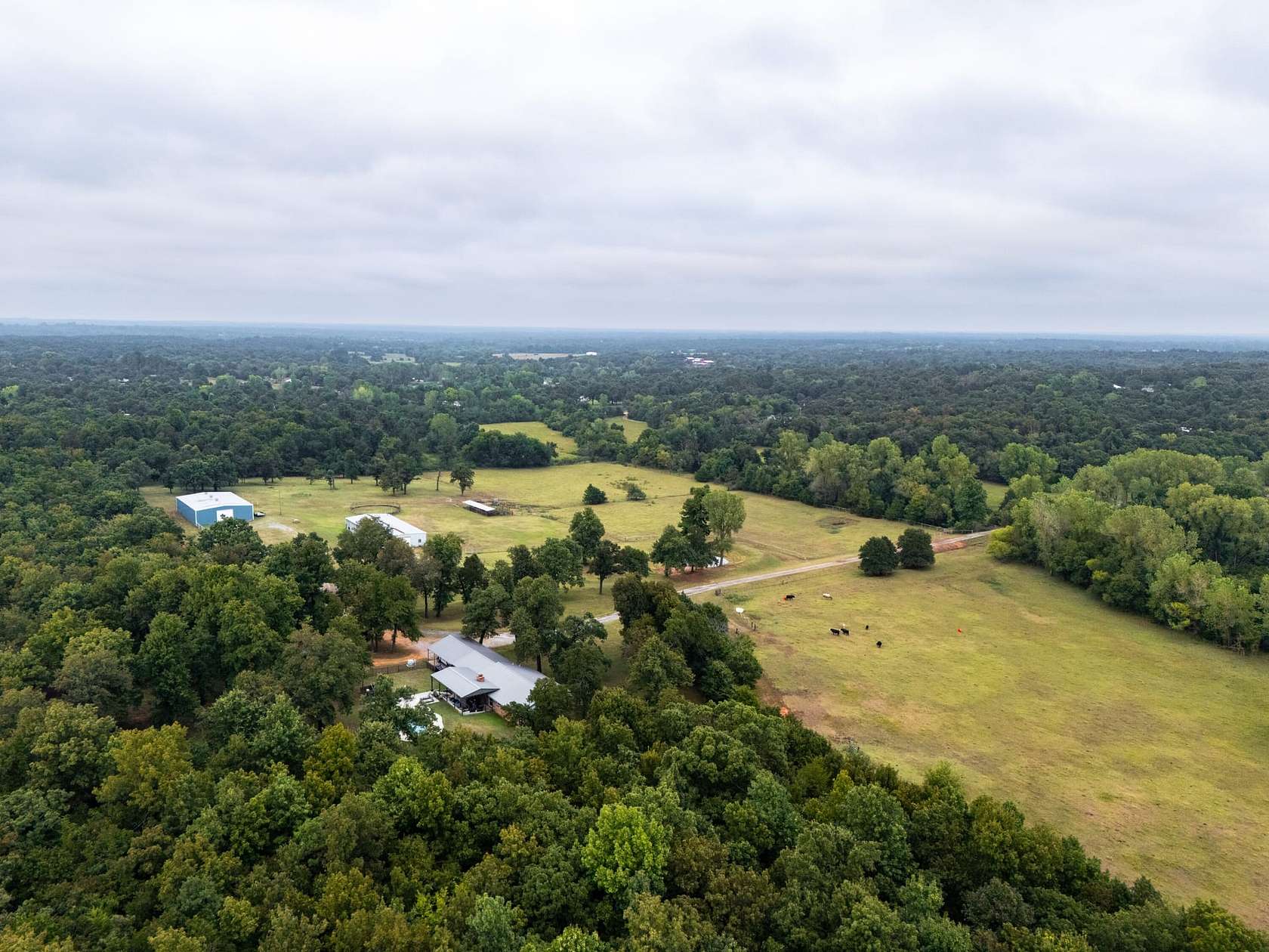 56 Acres of Land with Home for Sale in McLoud, Oklahoma