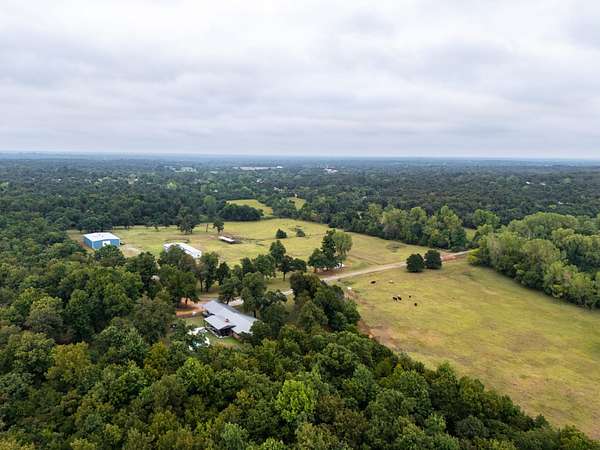 56 Acres of Land with Home for Sale in McLoud, Oklahoma