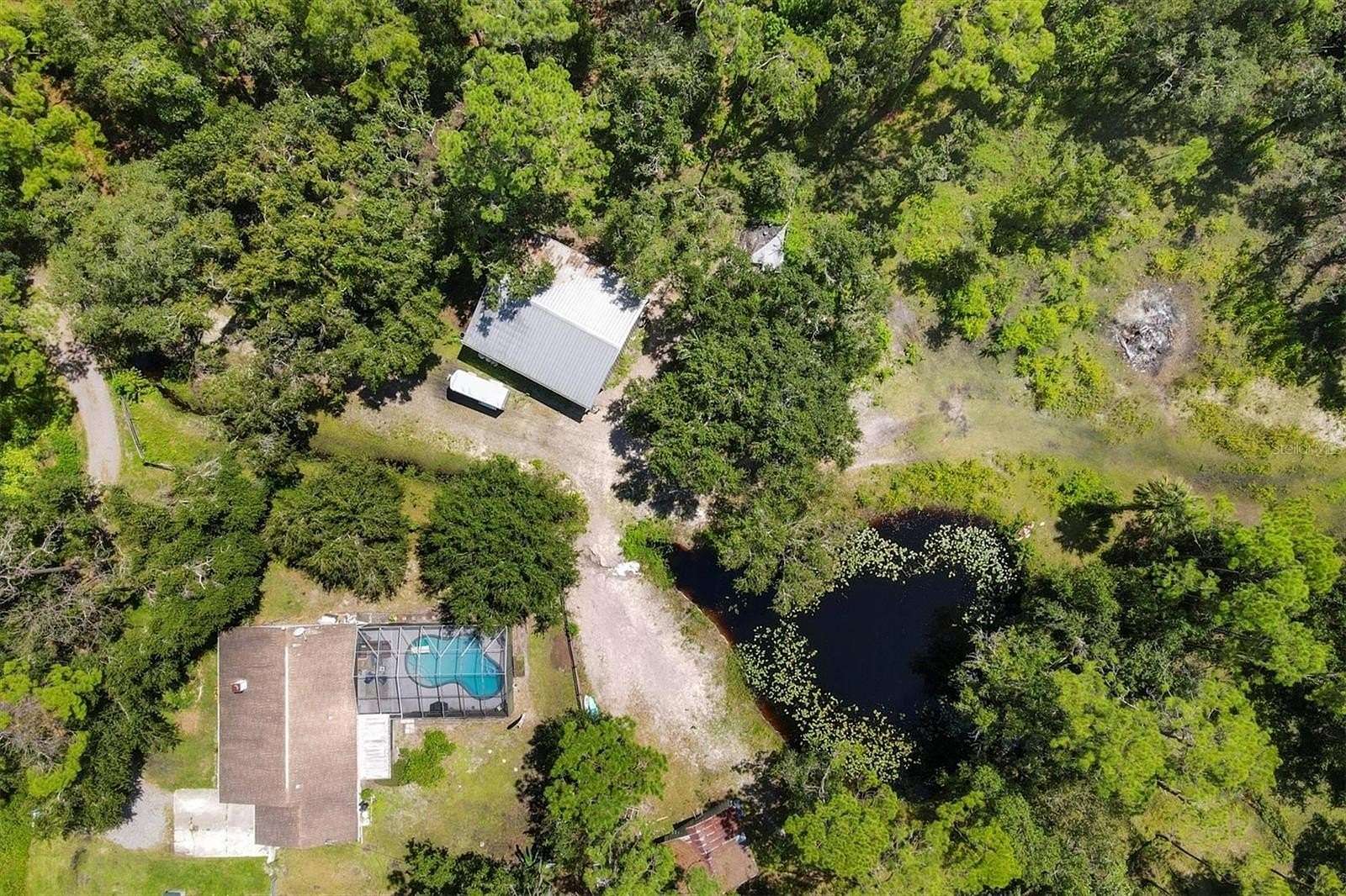 10.5 Acres of Land with Home for Sale in Parrish, Florida