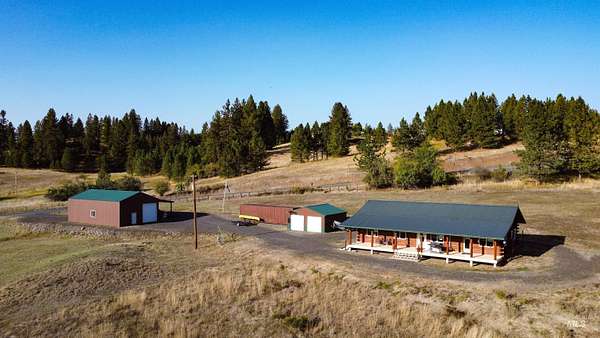 9 Acres of Residential Land with Home for Sale in Kooskia, Idaho