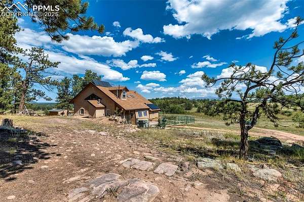 10 Acres of Land with Home for Sale in Florissant, Colorado