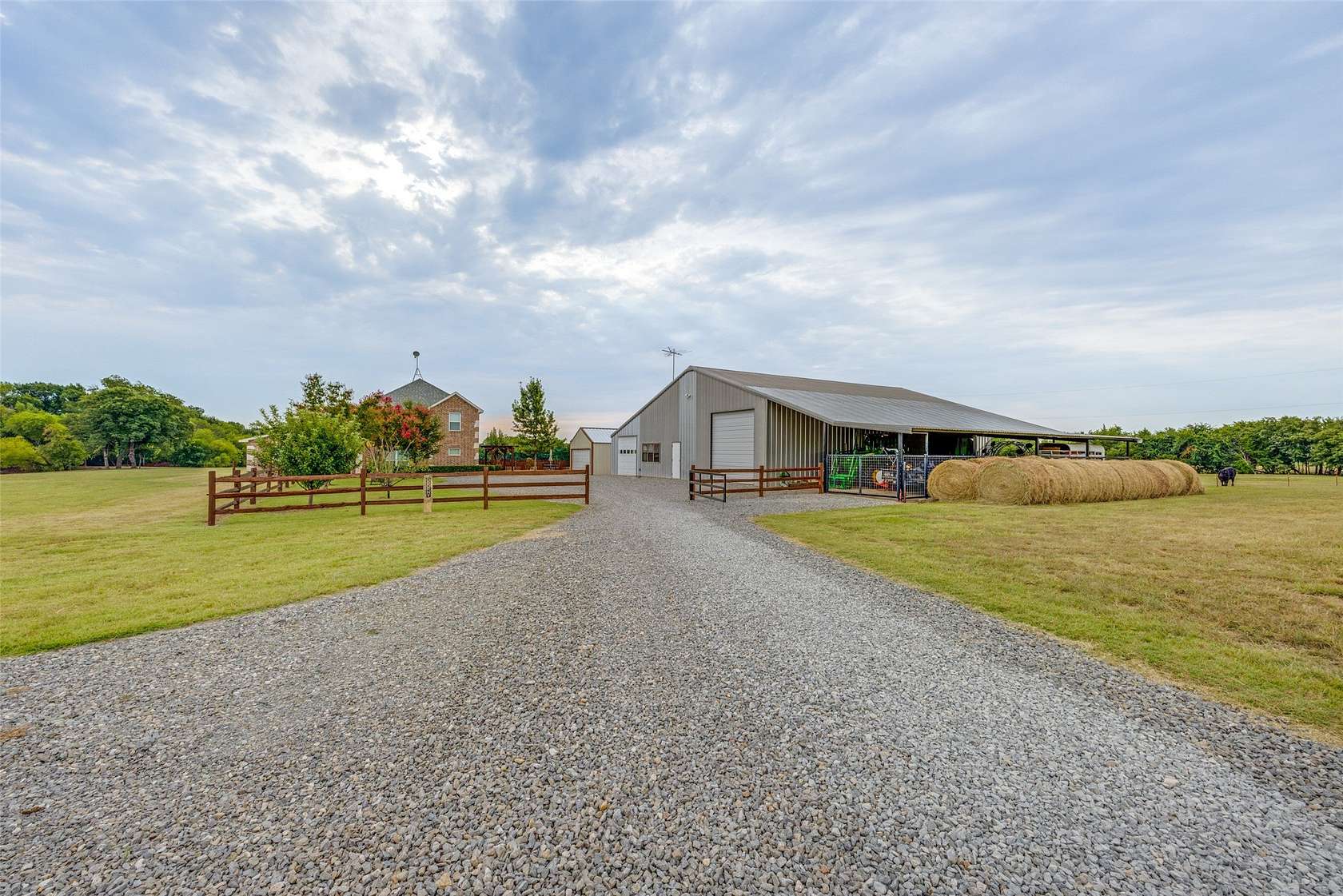 33.9 Acres of Recreational Land with Home for Sale in Bells, Texas