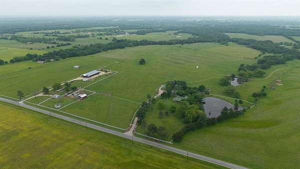 228 Acres of Agricultural Land with Home for Sale in Whitesboro, Texas