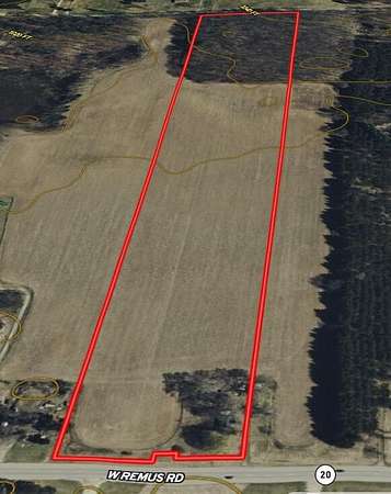 26.7 Acres of Land for Sale in Remus, Michigan