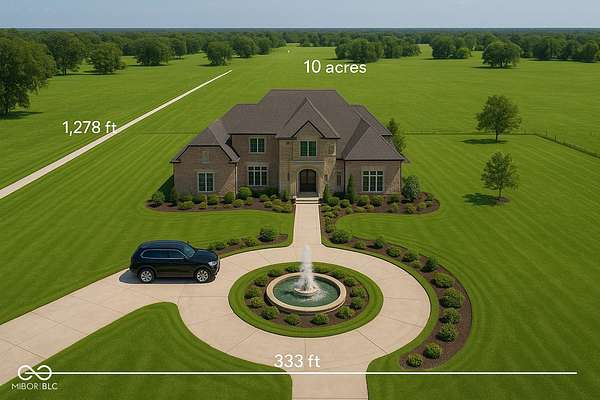 10 Acres of Residential Land for Sale in New Palestine, Indiana