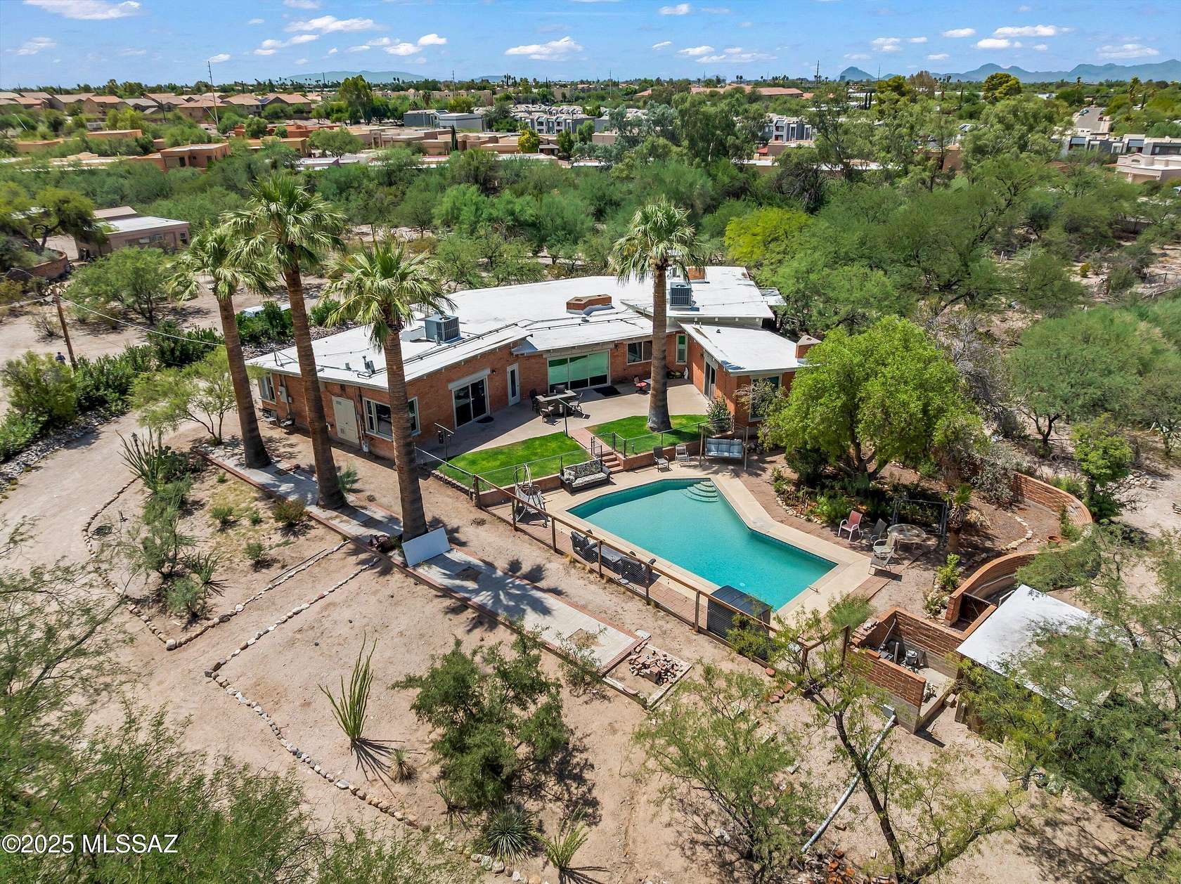 3.9 Acres of Residential Land with Home for Sale in Tucson, Arizona