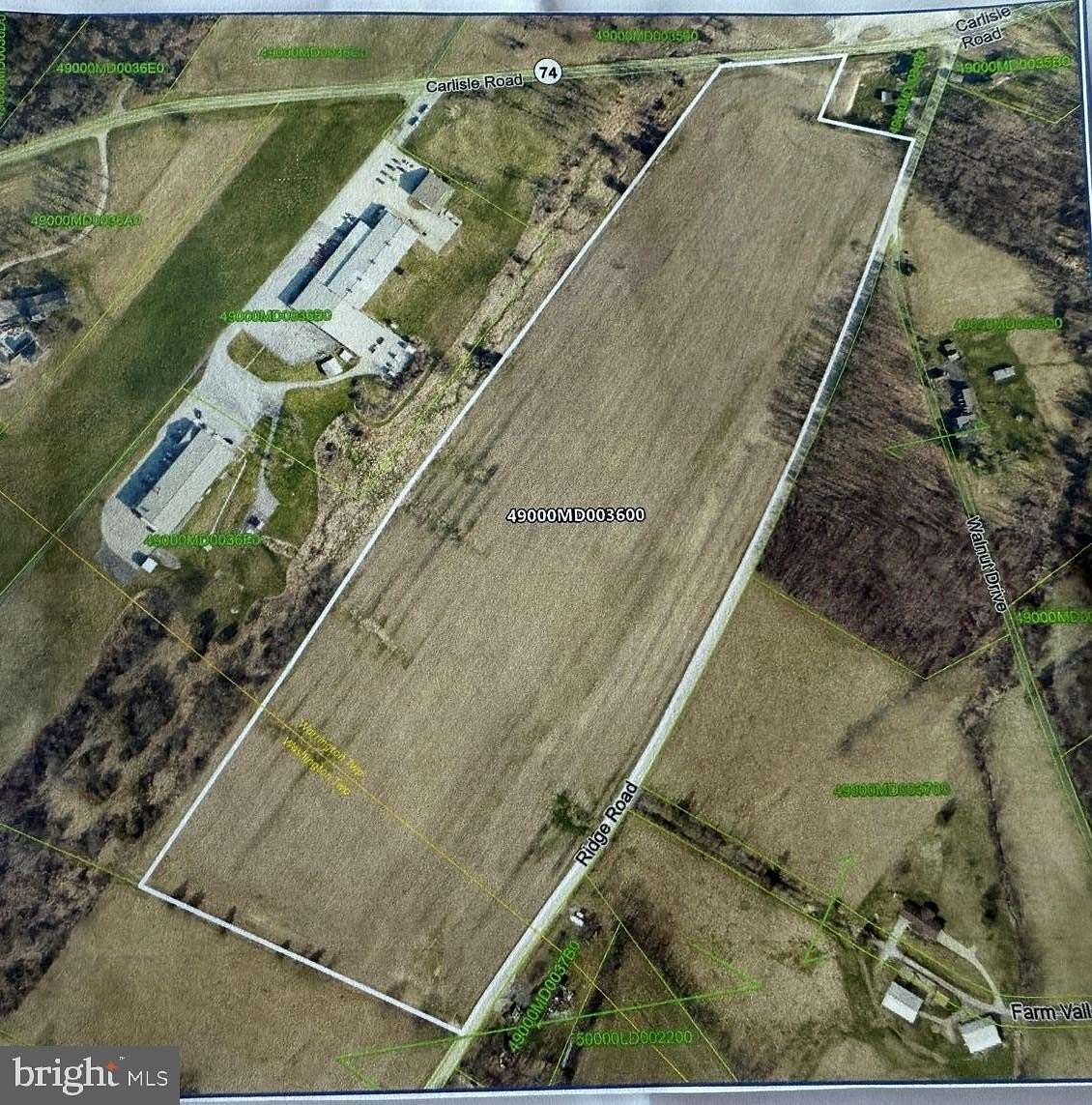 29.2 Acres of Agricultural Land for Sale in Wellsville, Pennsylvania