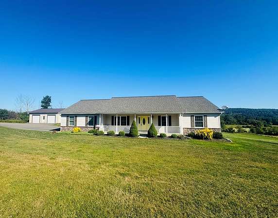 12.1 Acres of Land with Home for Sale in Troy, Pennsylvania