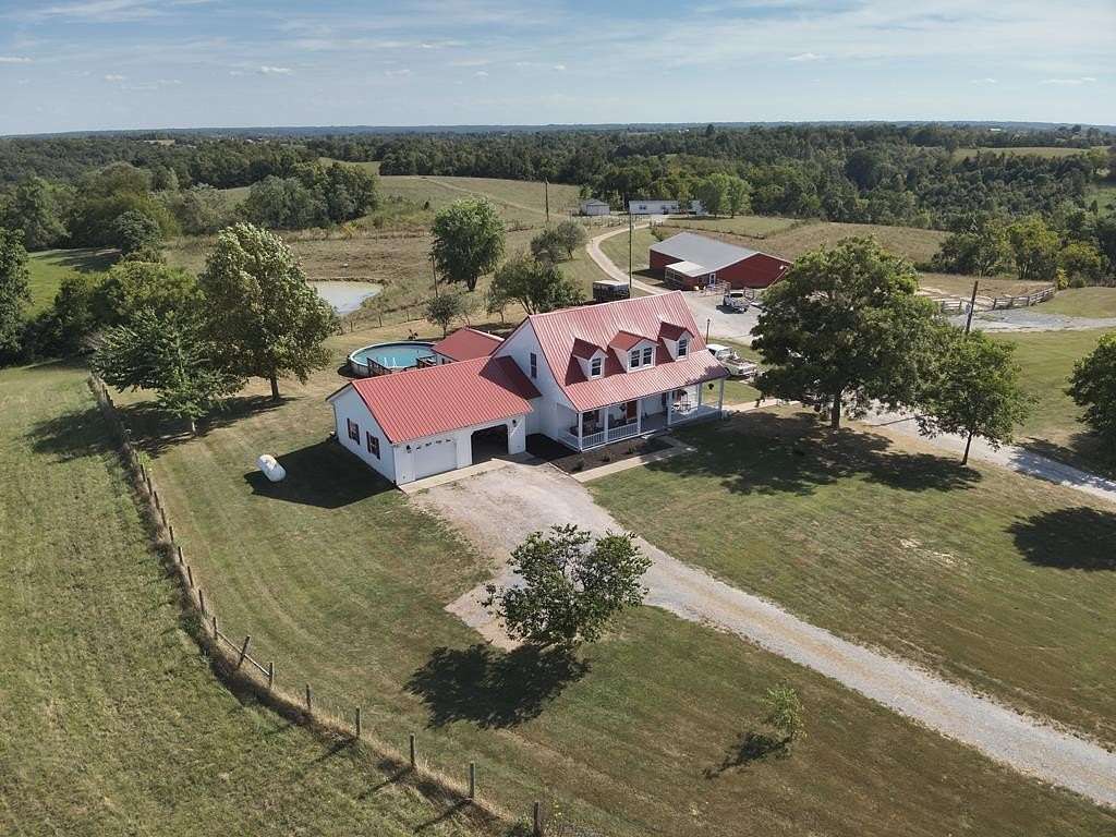 138 Acres of Agricultural Land with Home for Sale in Germantown, Kentucky