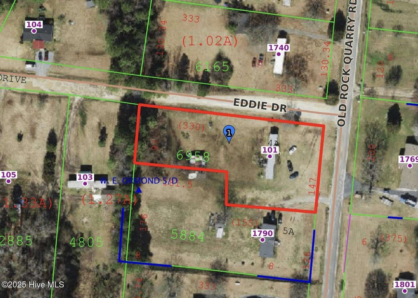 1 Acre of Residential Land for Sale in Princeton, North Carolina