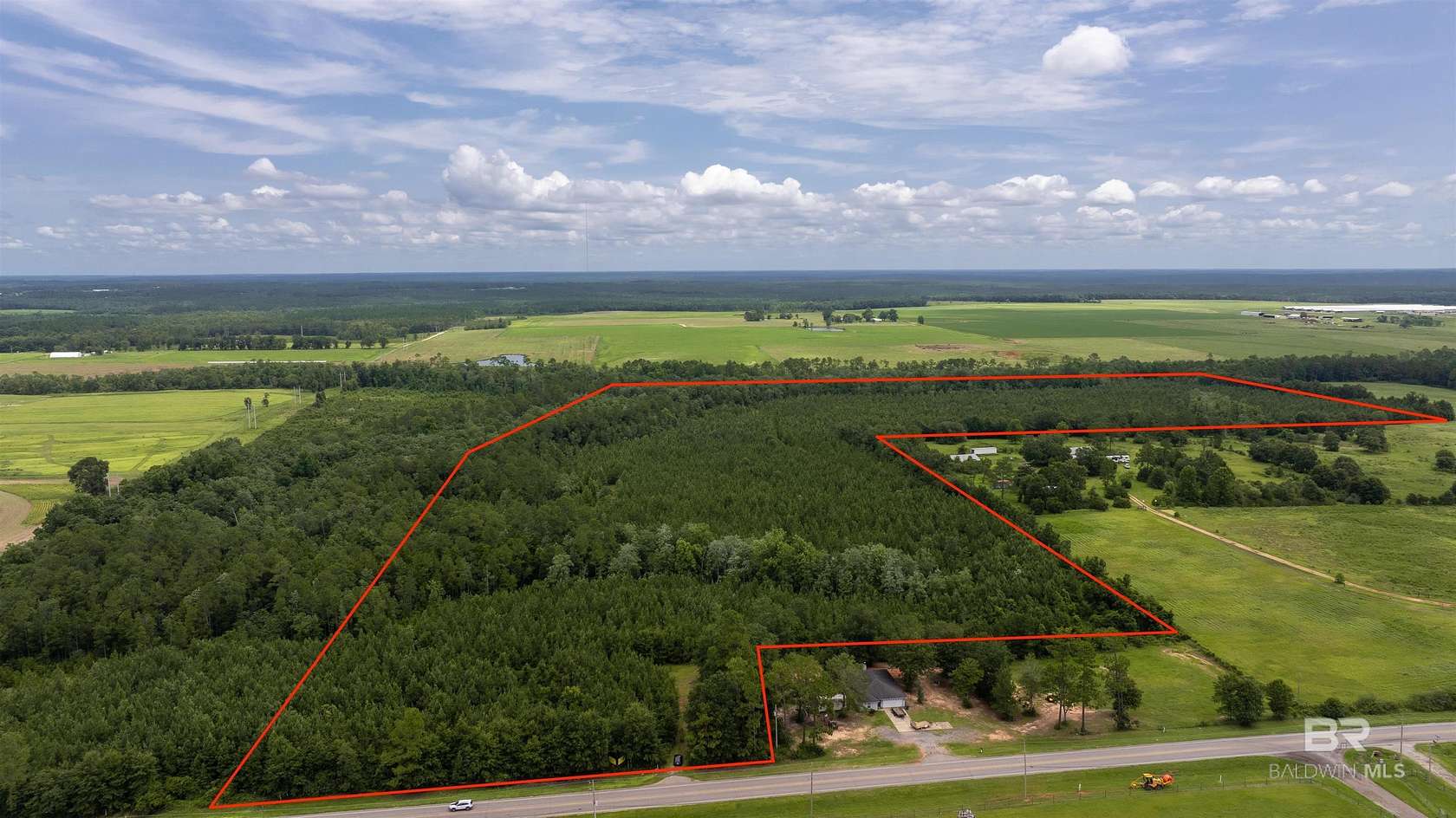 76.2 Acres of Recreational Land for Sale in Robertsdale, Alabama
