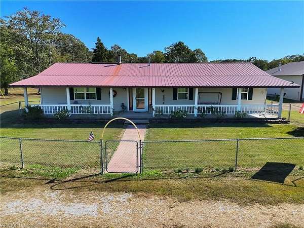 25.4 Acres of Recreational Land with Home for Sale in Stilwell, Oklahoma