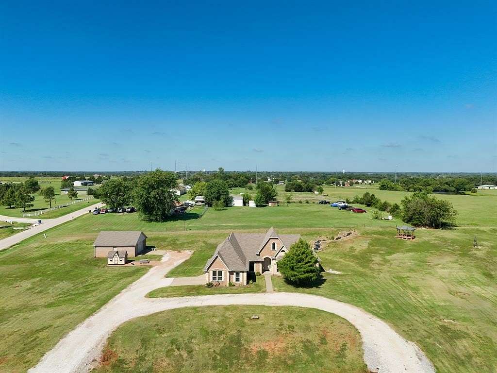 4 Acres of Residential Land with Home for Sale in Tecumseh, Oklahoma