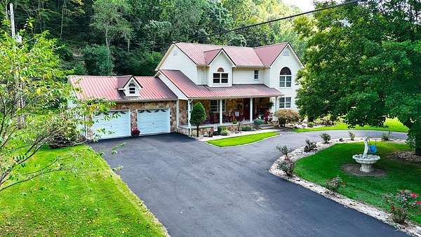 14 Acres of Land with Home for Sale in Virgie, Kentucky