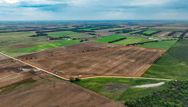 87.3 Acres of Recreational Land & Farm for Sale in Raymond, Kansas